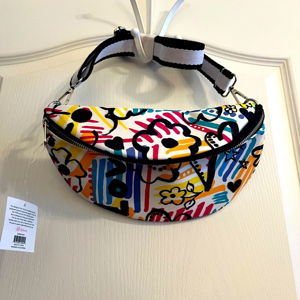 Brighton Graffiti Love Crossbody Bag